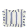 Kussen blauw - l35xb25xh10cm