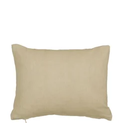 Kussen block beige - l35xb25xh10cm