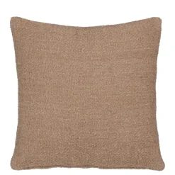 Kussen effen beige 45 x 45 cm