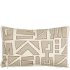 Kussen graphic beige - l55xb35xh10cm