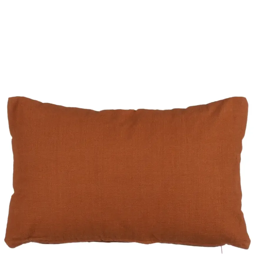 Kussen hart bruin - l55xb35xh10cm