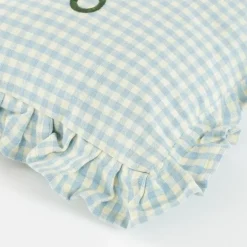 Kussen Oh La La l.blauw - l35xb25xh10cm