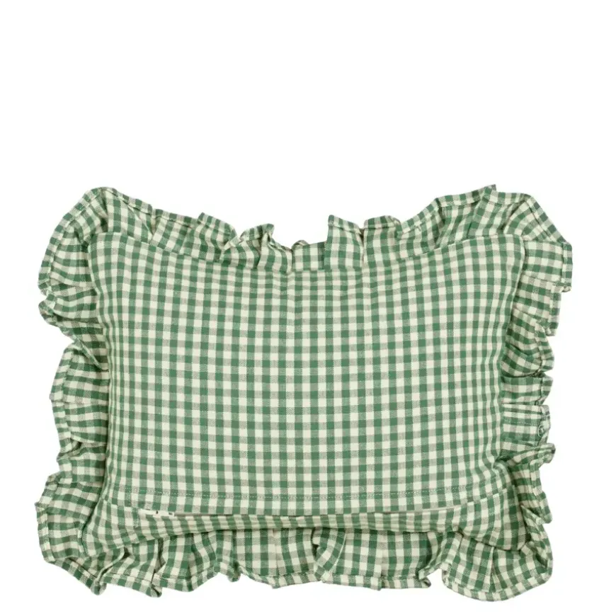 Kussen Paris groen - l35xb25xh10cm