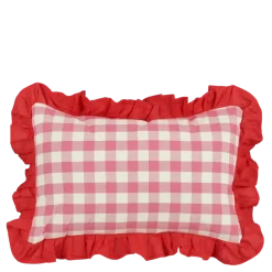 Kussen ruit roze - l55xb35xh10cm