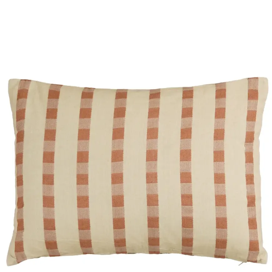 Kussen streep beige - l70xb50xh10cm