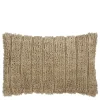 Kussen streep beige 55 x 35 cm