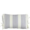 Kussen streep blauw - l55xb35xh10cm