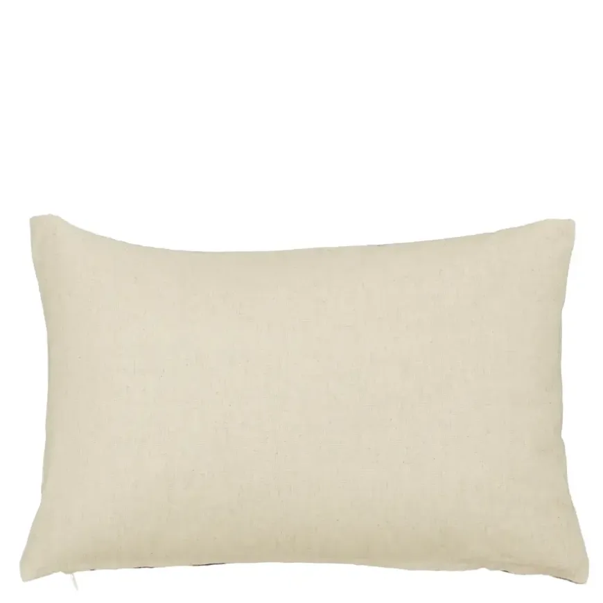 Kussen streep d.bruin - l55xb35xh10cm