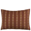 Kussen streep donker bruin - l70xb50xh10cm