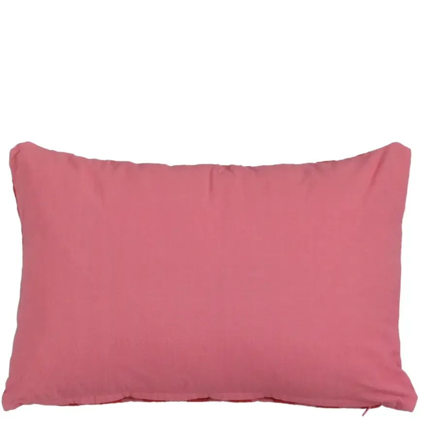 Kussen streep d.roze - l55xb35xh10cm