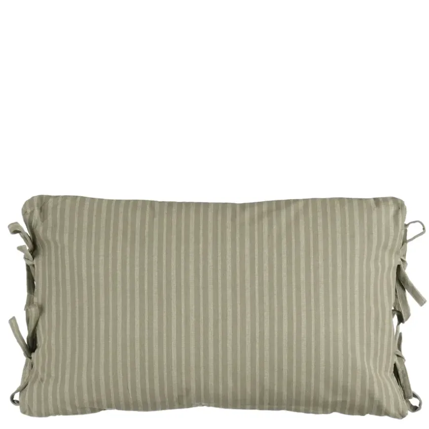 Kussen streep grijs - l55xb35xh10cm