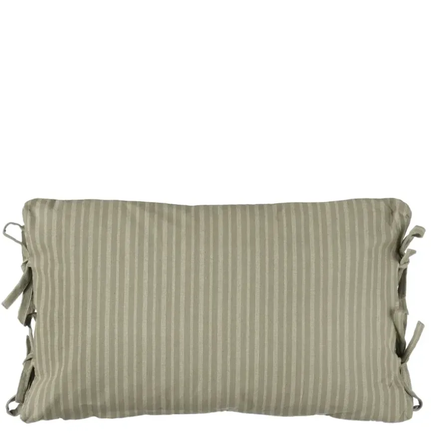 Kussen streep grijs - l55xb35xh10cm