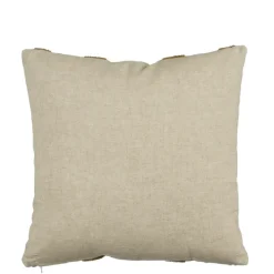 Kussen streep licht bruin - l45xb45xh10cm