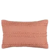 Kussen streep licht bruin - l55xb35xh10cm