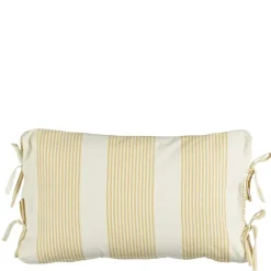 Kussen streep oker - l55xb35xh10cm