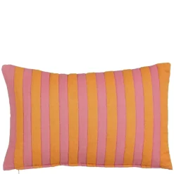 Kussen streep roze - l55xb35xh10cm