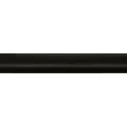 Houtenprofielen > Geen Kwartrond grenen gelakt zwart 16x16mm 270cm