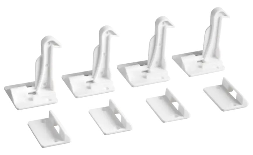 Ladekastdeur afsluiter 4 stuks