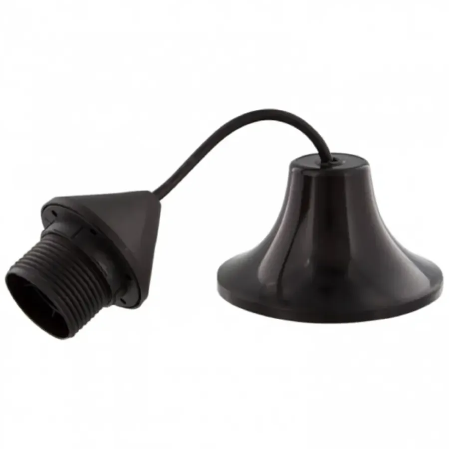 Fittingen > Q-link Lamppendel E27 zwart