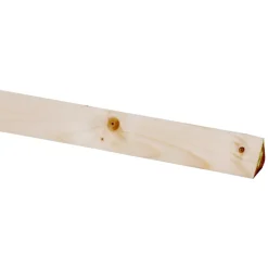 Houtenprofielen|Overgangsprofielen > Geen Lat driehoek vuren 20x20 mm lengte 270 cm