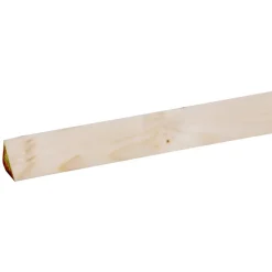 Houtenprofielen|Overgangsprofielen > Geen Lat driehoek vuren 20x20 mm lengte 270 cm