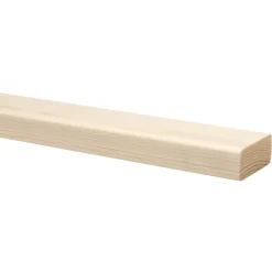 Houtenprofielen > Geen Lat grenen DD-vorm 18x42,5 mm lengte 210 cm