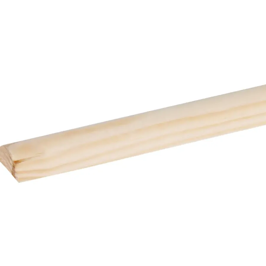 Houtenprofielen|Overgangsprofielen > Geen Lat grenen halfrond 12x29 mm lengte 270 cm