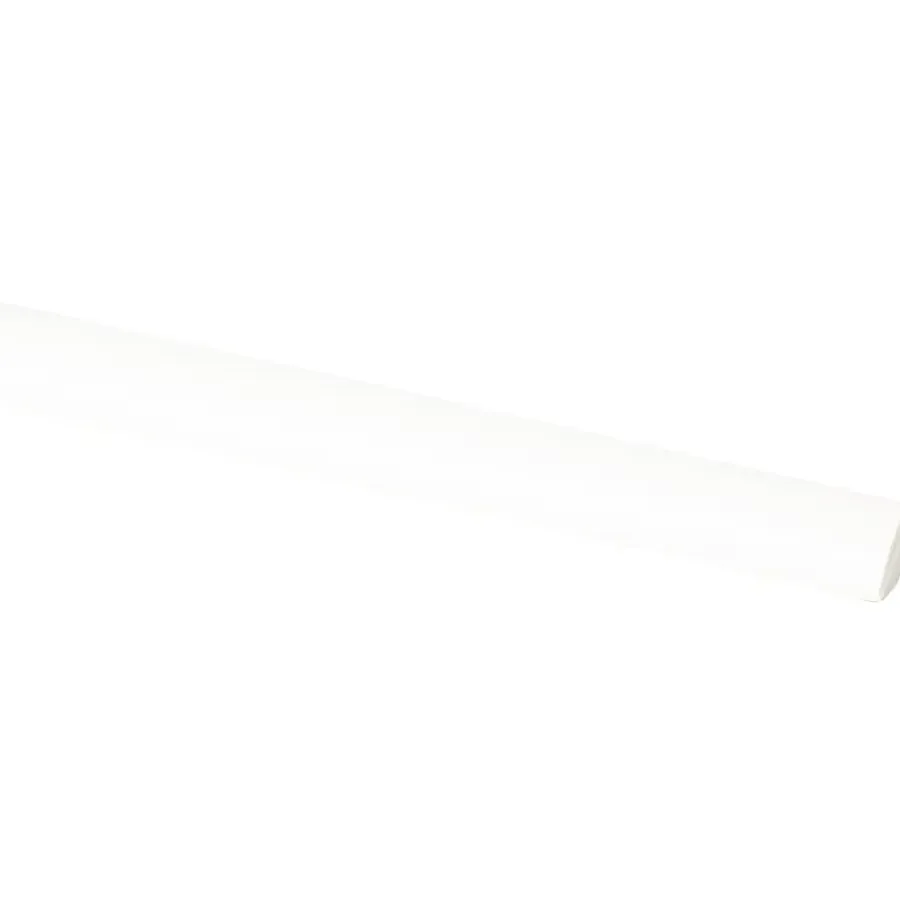 Houtenprofielen > Geen Lat kwartrond grenen wit gelakt 7x7mm 270cm