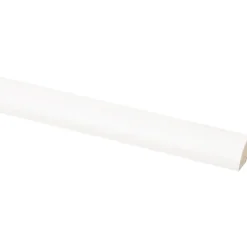 Houtenprofielen > Geen Lat kwartrond grenen wit gelakt 16x16mm 270cm