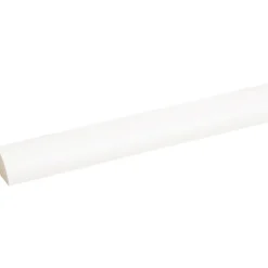 Houtenprofielen > Geen Lat kwartrond grenen wit gelakt 16x16mm 270cm
