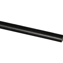 Houtenprofielen > Geen Lat kwartrond grenen zwart gelakt 7x7mm 270cm