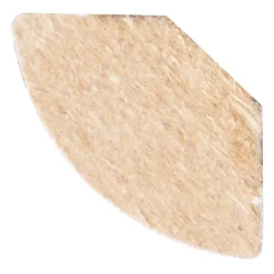 Houtenprofielen > Geen Lat kwartrond MDF wit fineer 16x16 mm lengte 260 cm