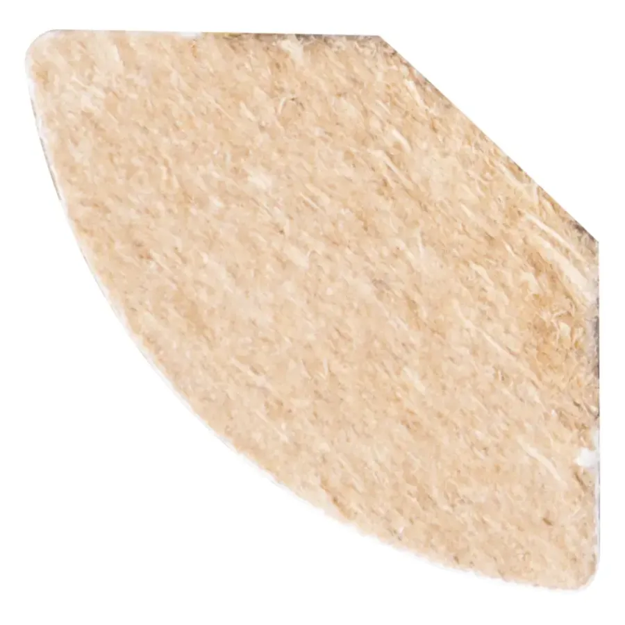 Houtenprofielen > Geen Lat kwartrond MDF wit fineer 16x16 mm lengte 260 cm