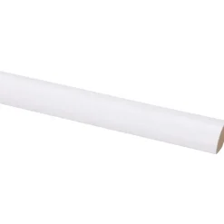 Houtenprofielen > Geen Lat kwartrond MDF wit folie 16x16 mm lengte 260 cm