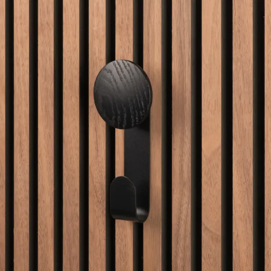 Bevestiging Wand- & Plafondbekleding > Silentlines Lattenwand accessoire hanger zwart hout