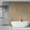 Akoestische Wandpanelen|Wandpanelen > Geen Lattenwand badkamer 260x52 cm licht eiken, dikte 15 mm