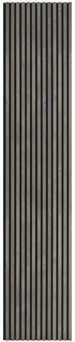 Akoestische Wandpanelen|Wandpanelen > Silentlines Lattenwand beton 260x52,6 cm, dikte 22 mm