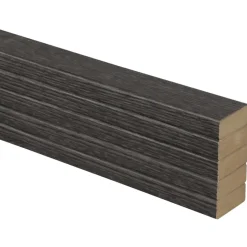 Akoestische Wandpanelen|Wandpanelen > Cando Green Lattenwand Decowall MDF grafiet eiken, lengte 260cm, 5 stuks