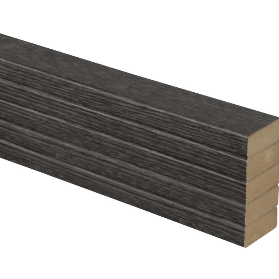 Akoestische Wandpanelen|Wandpanelen > Cando Green Lattenwand Decowall MDF grafiet eiken, lengte 260cm, 5 stuks