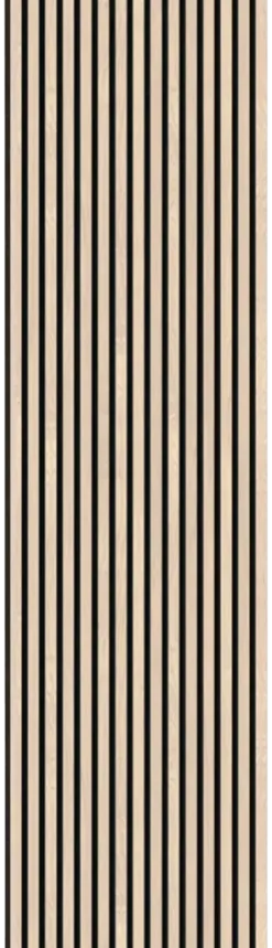 Akoestische Wandpanelen|Wandpanelen > Silentlines Lattenwand licht eiken 260 x 52,6 cm dikte 22 mm