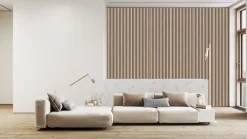Akoestische Wandpanelen|Wandpanelen > Silentlines Lattenwand licht eiken 260 x 52,6 cm dikte 22 mm