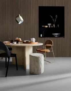 Akoestische Wandpanelen|Kleurstalen > Geen Lattenwand Melbourne 260x52cm walnoot, dikte 9,7 mm 2 stuks per pak