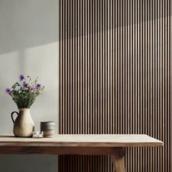Wandpanelen|Wand- & Plafondplaten > Geen Lattenwand Melbourne 260 x 52 cm walnoot dikte 9,7 mm los