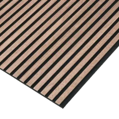 Wandpanelen|Wand- & Plafondplaten > Geen Lattenwand Melbourne 260 x 52 cm walnoot dikte 9,7 mm los