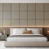 Akoestische Wandpanelen|Wand- & Plafondplaten > Silentlines Lattenwand tegel Hongaarse punt licht eiken 55,3x55,3 cm, dikte 22 mm - 2 stuks per pak