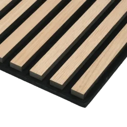 Akoestische Wandpanelen|Wandpanelen > Silentlines Lattenwand tegel 55,3x55,3 cm licht eiken, dikte 22 mm - 2 stuks (0,612m²)
