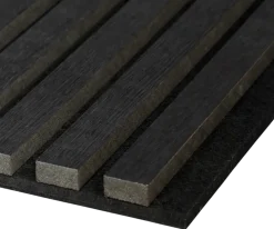 Akoestische Wandpanelen|Wandpanelen > Geen Lattenwand zwart eiken 300x60,5 cm, dikte 22mm