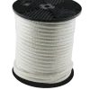 Ledent gevlochten touw wit nylon 3 mm 50 m