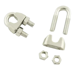 Ledent kabelklem tot Ø 3 mm rvs (4 stuks)