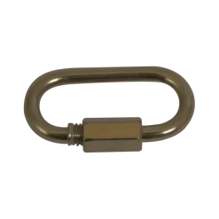 Ledent kettingsluiting 4 mm met moer verzinkt (2 stuks)